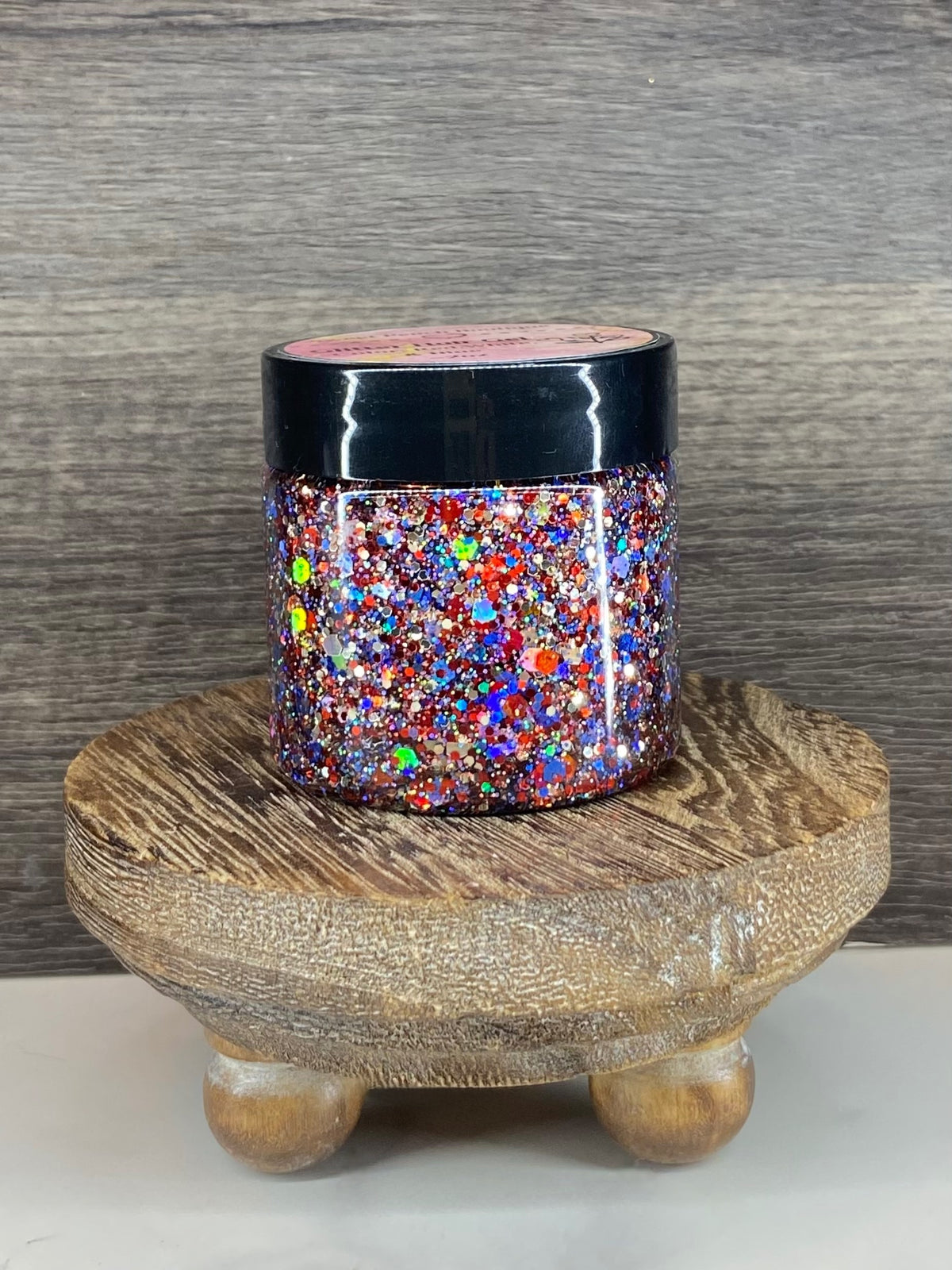 Red,White, & Blue Glitter Gel