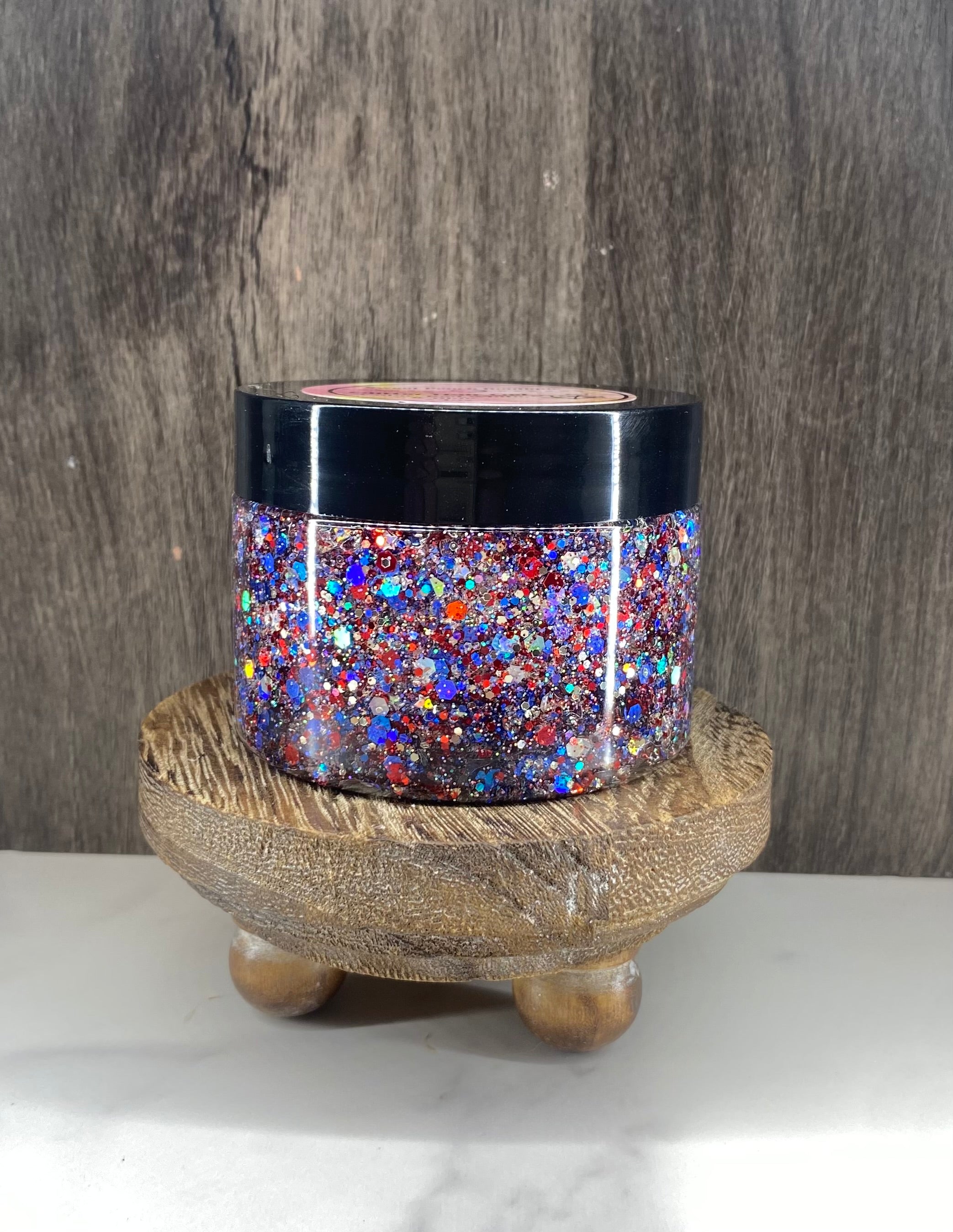 Red,White, & Blue Glitter Gel