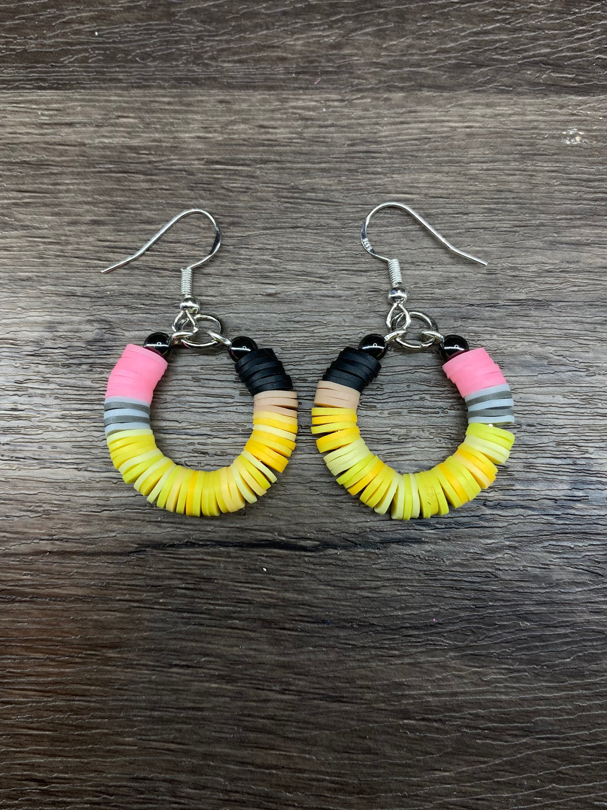 Pencil Hoop Earrings