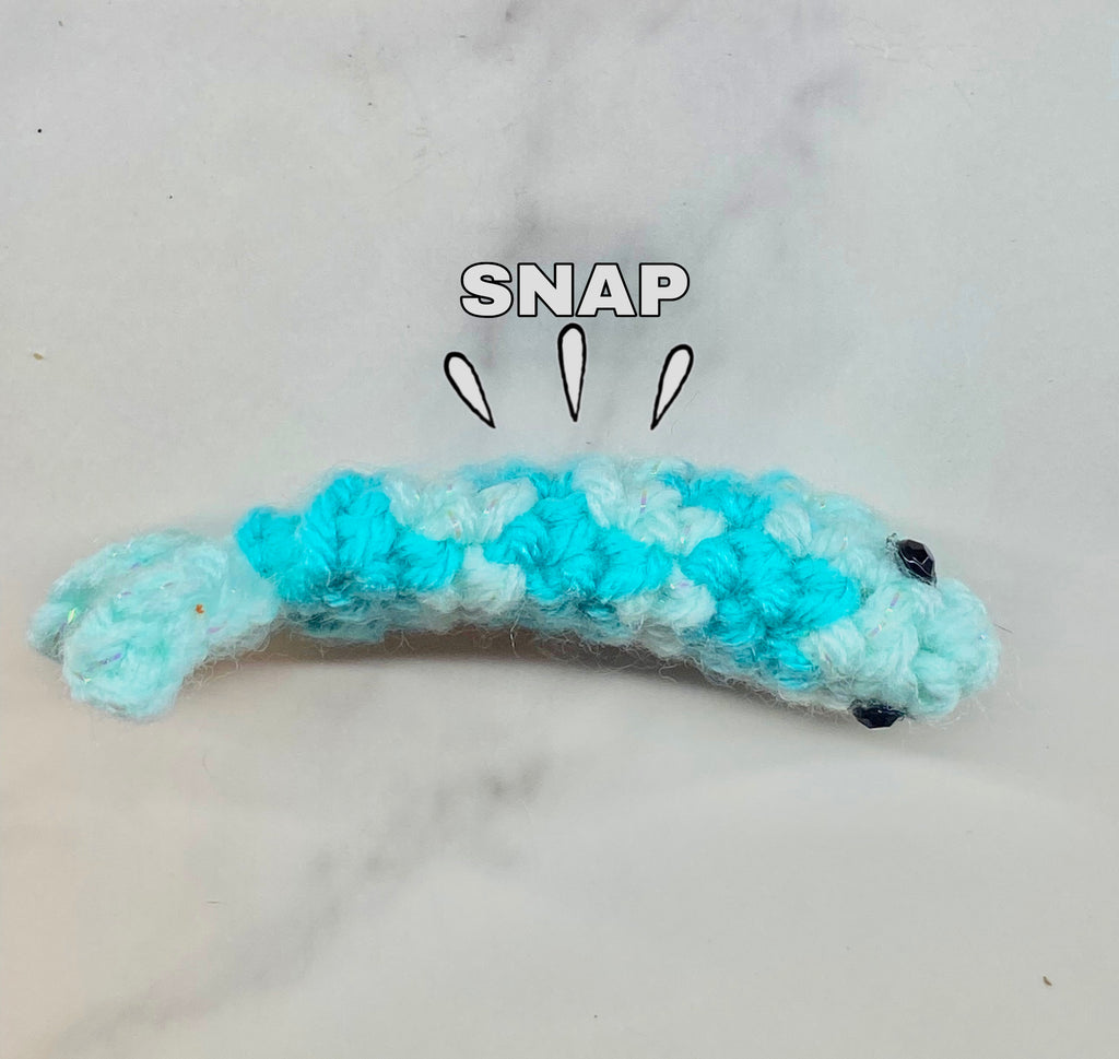 Turquoise Sparkle Fidget Fish
