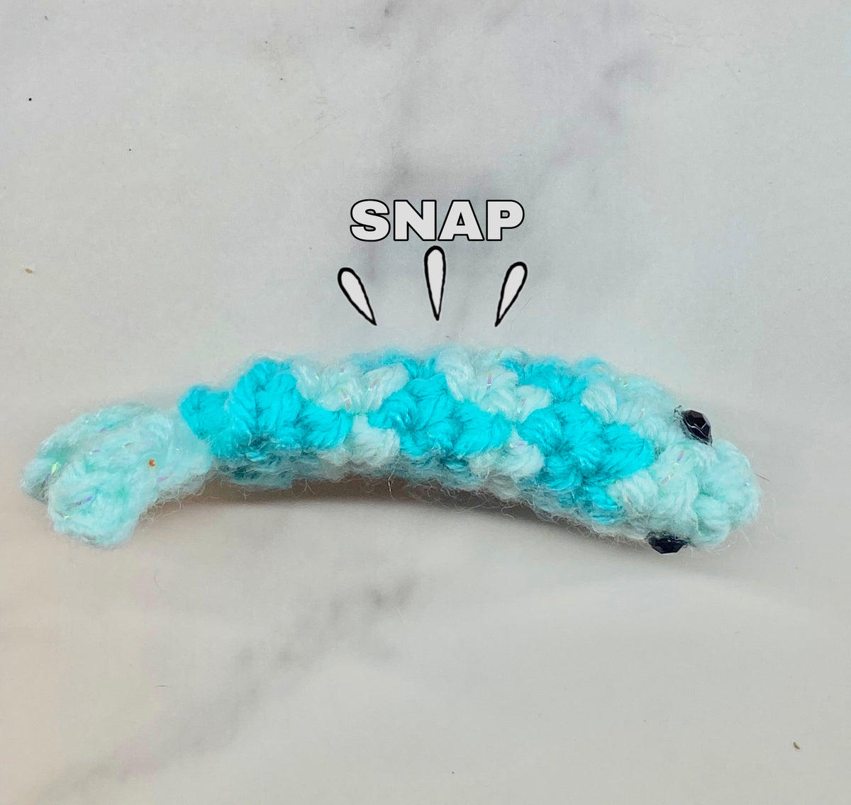 Turquoise Sparkle Fidget Fish