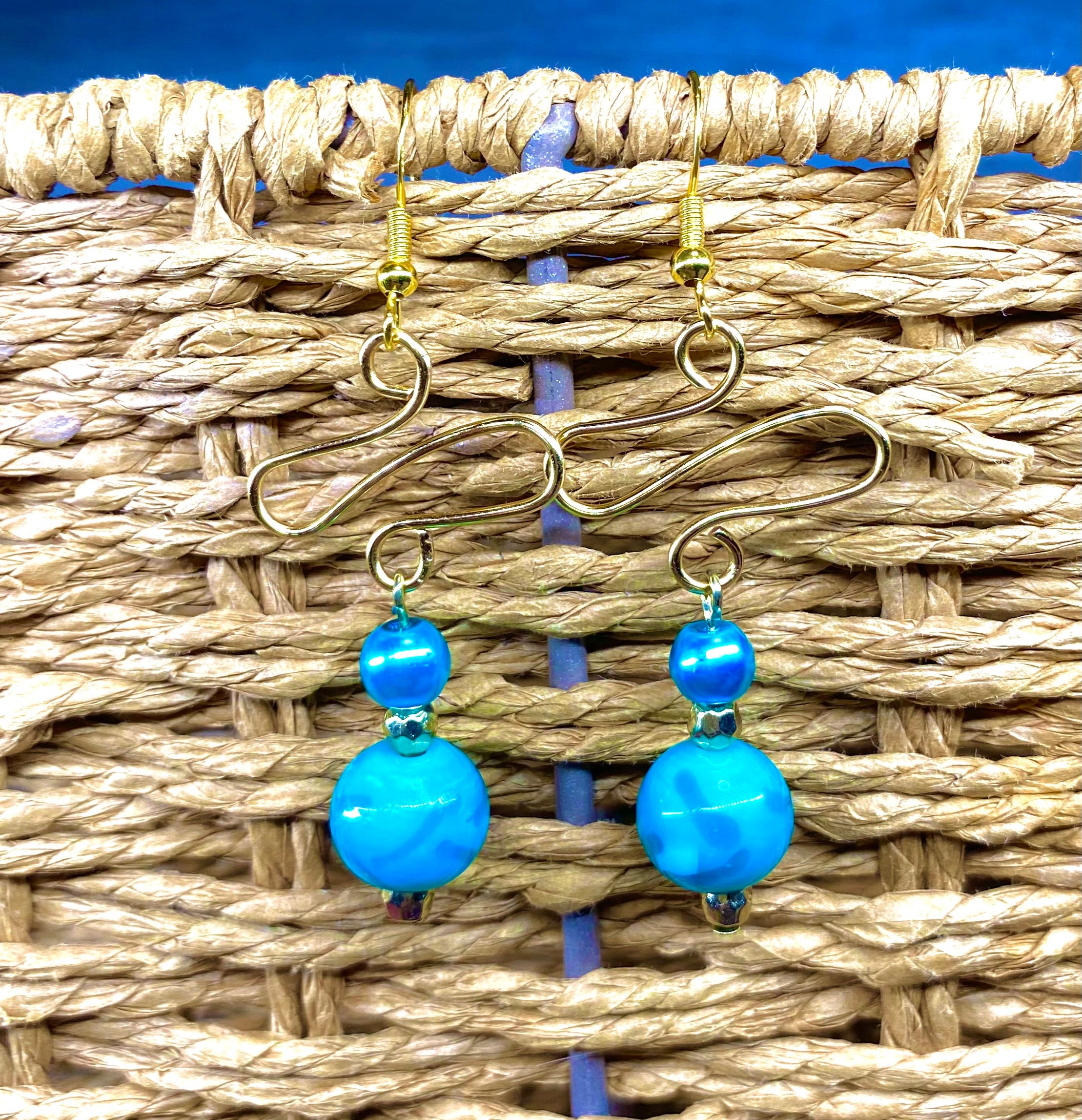 Wired Bead Earrings