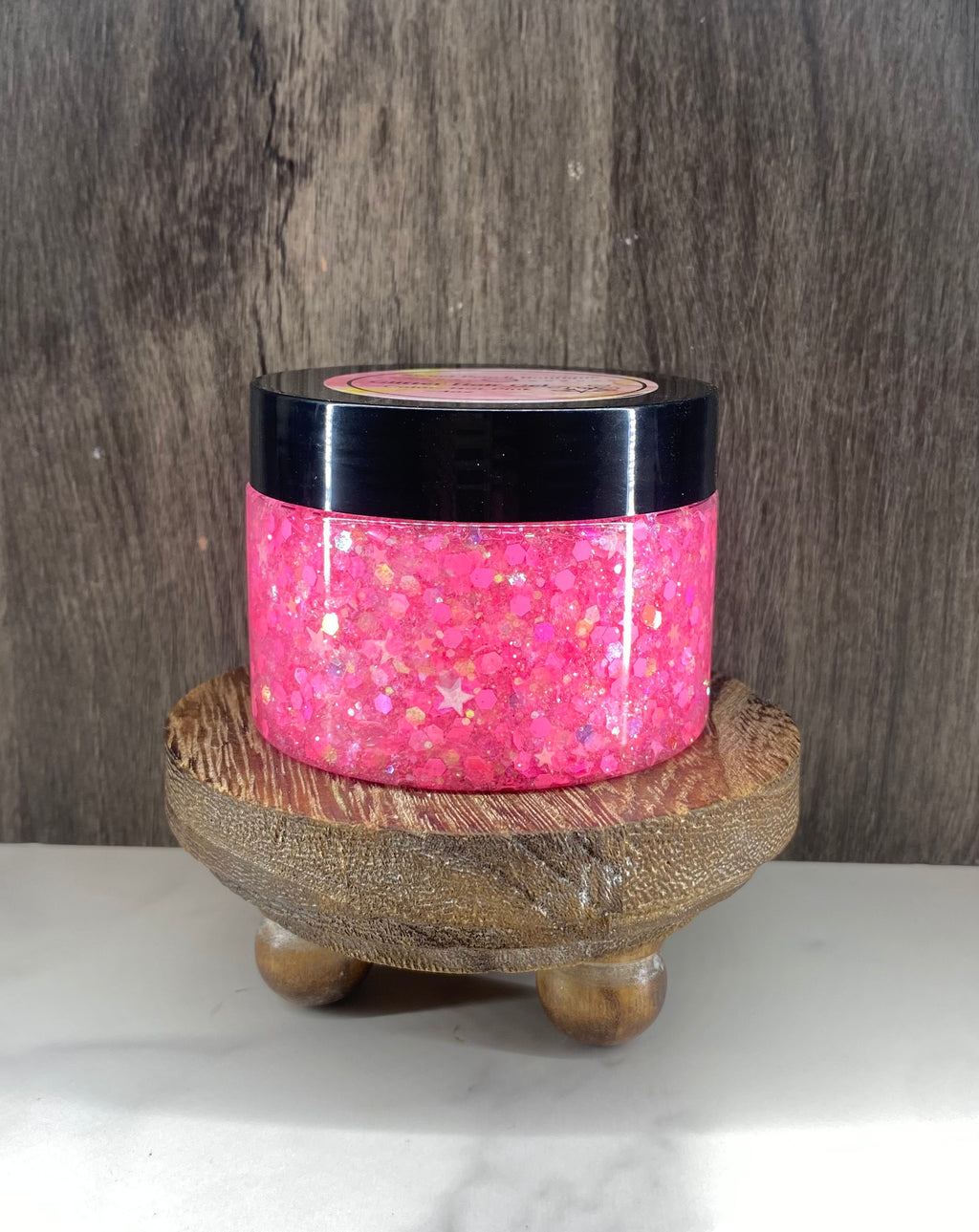 Hot Pink Glitter Gel