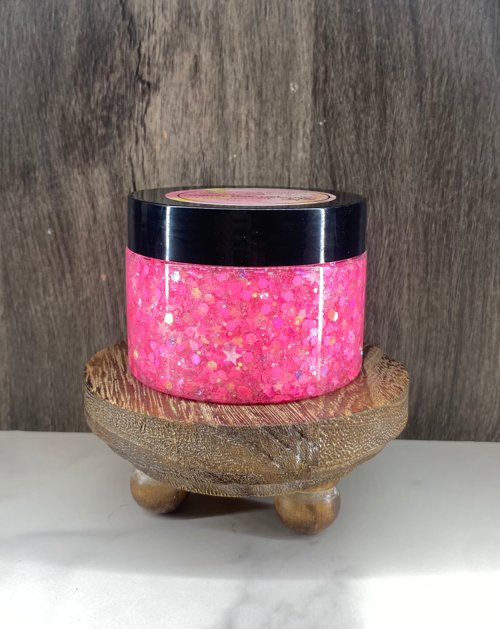Hot Pink Glitter Gel