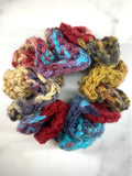 Autumn Crochet Scrunchie