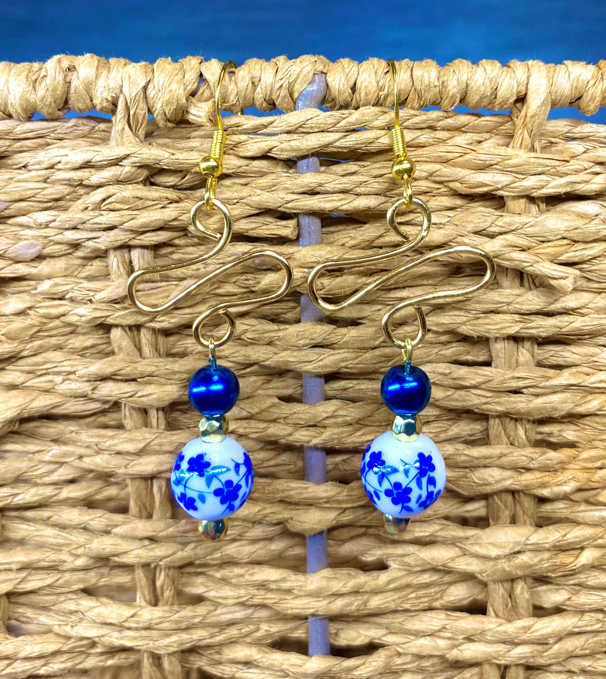 Wired Bead Earrings