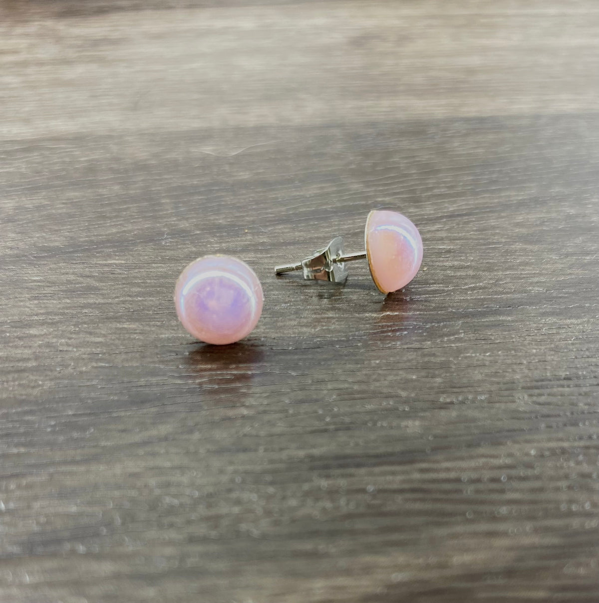 Pink Pearl Studs