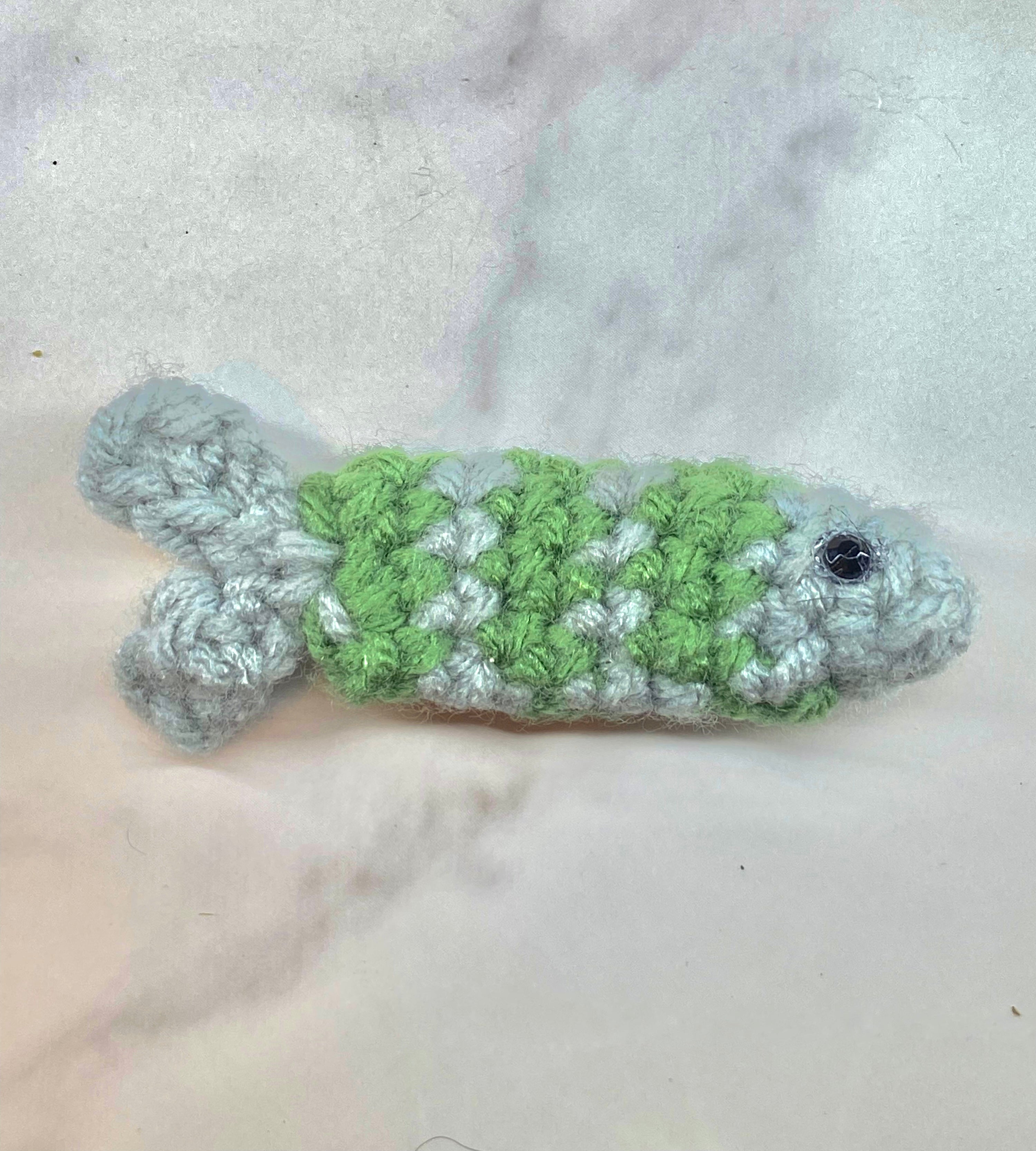 Green & Grey Fidget Fish