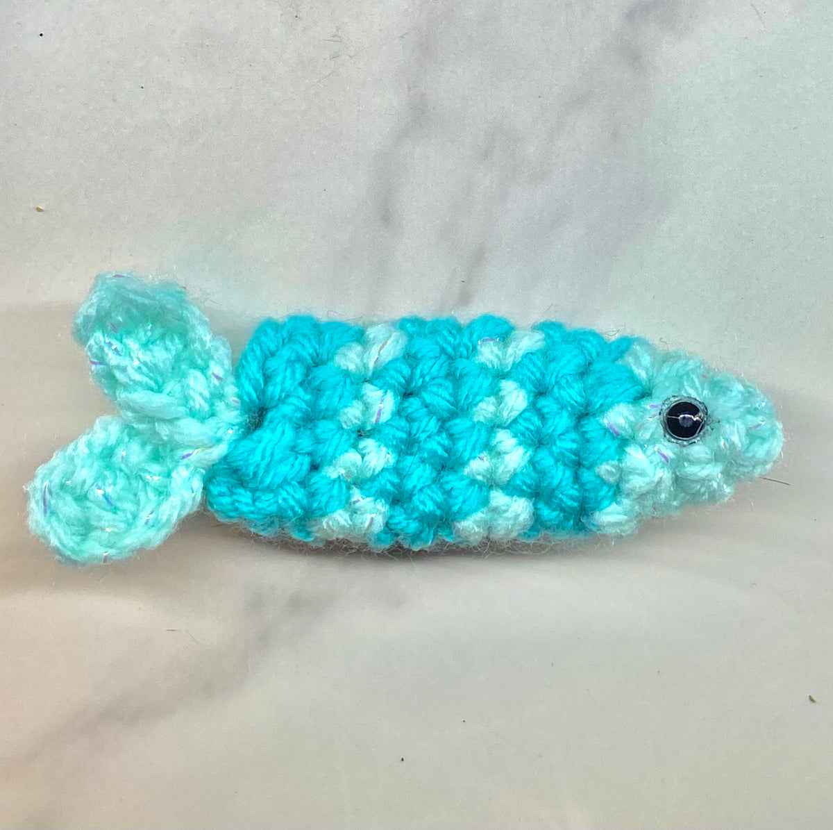 Turquoise Sparkle Fidget Fish