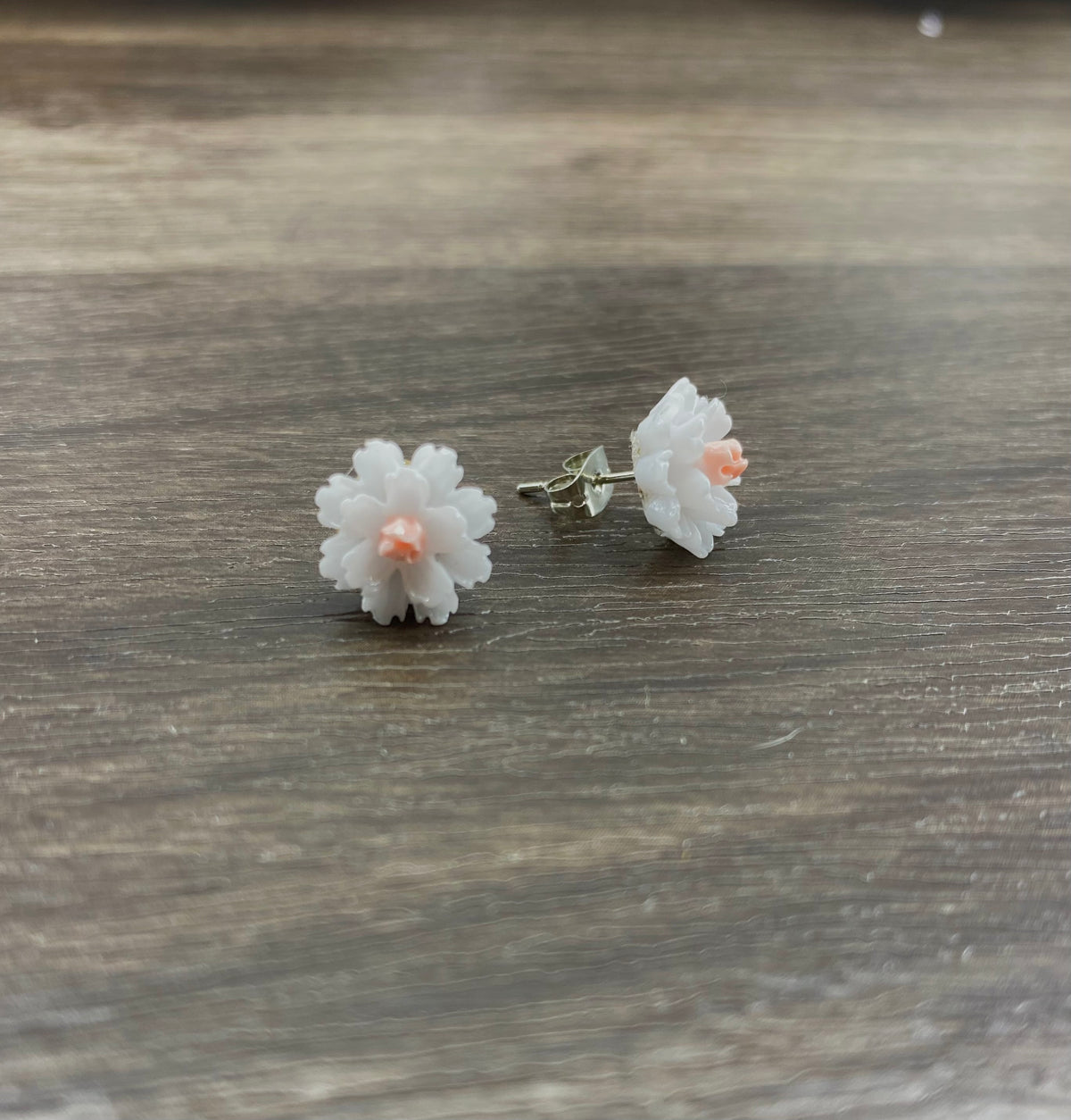 White Flower Studs