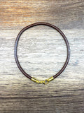 Plain Brown Cord Bracelet