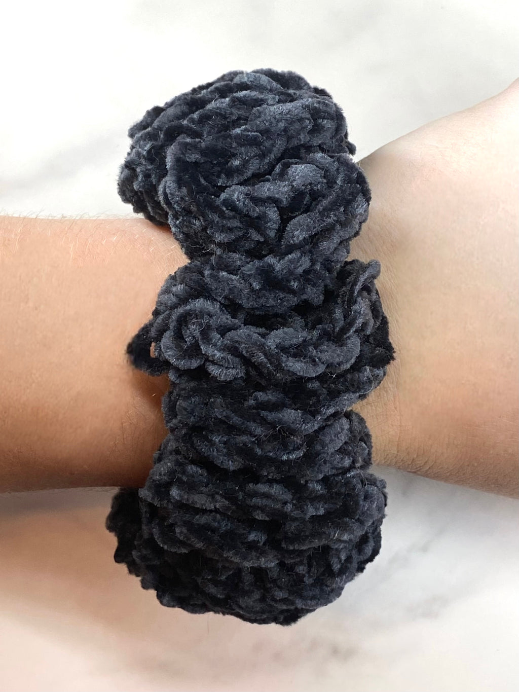Black Juicy Couture Crochey Scrunchie