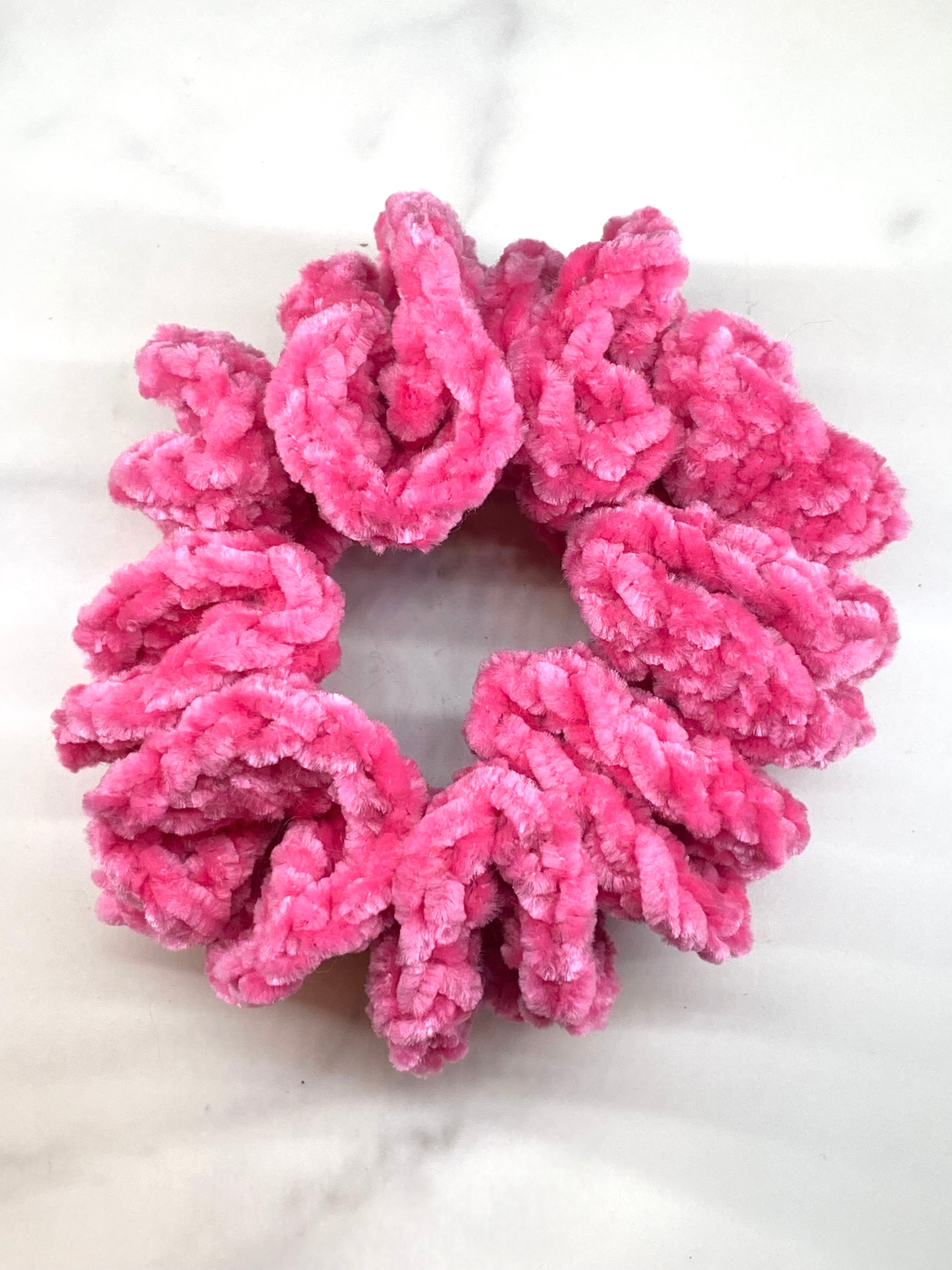 Hot Pink Juicy Couture Crochet Scrunchie