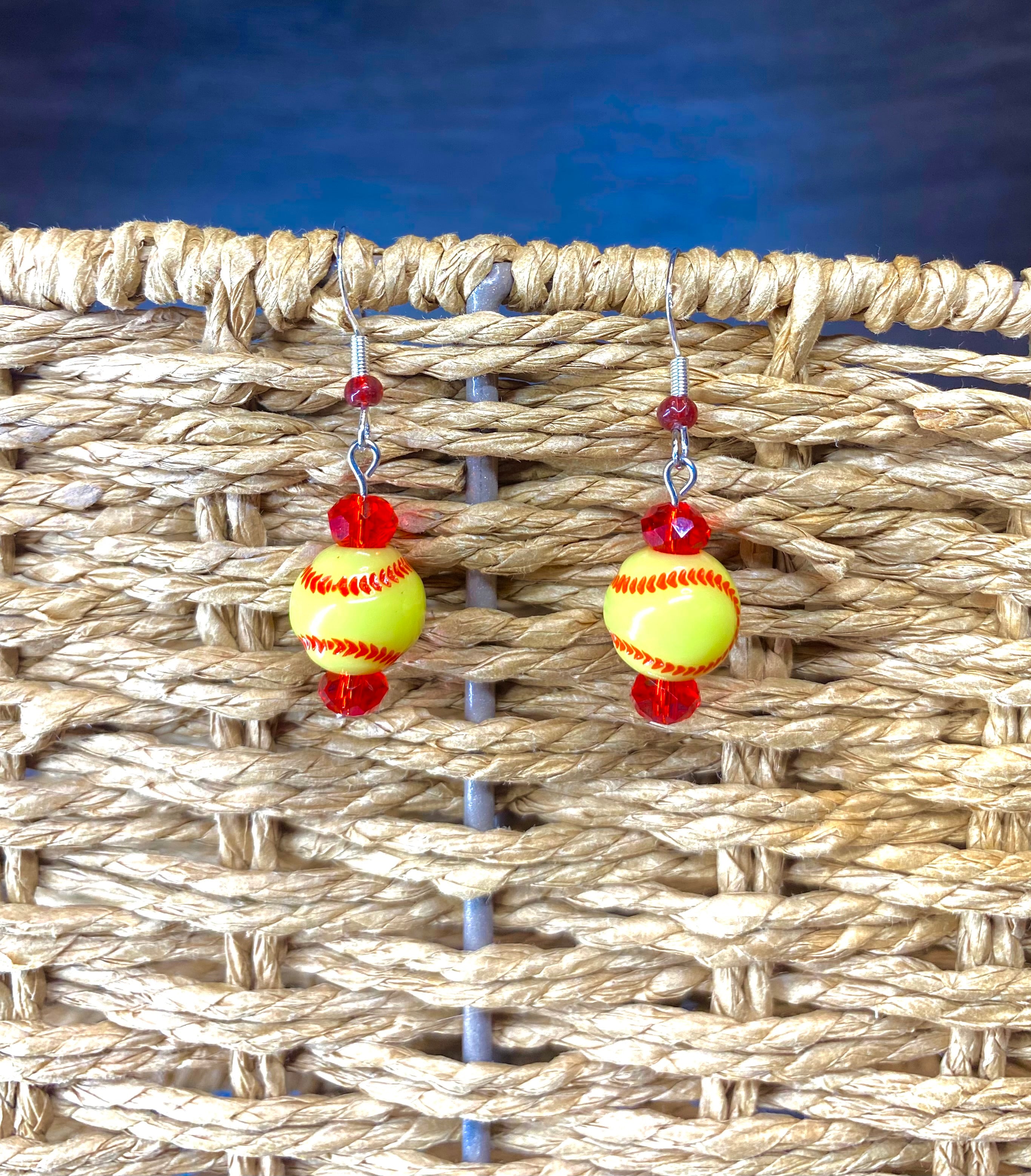 Softball Earrings