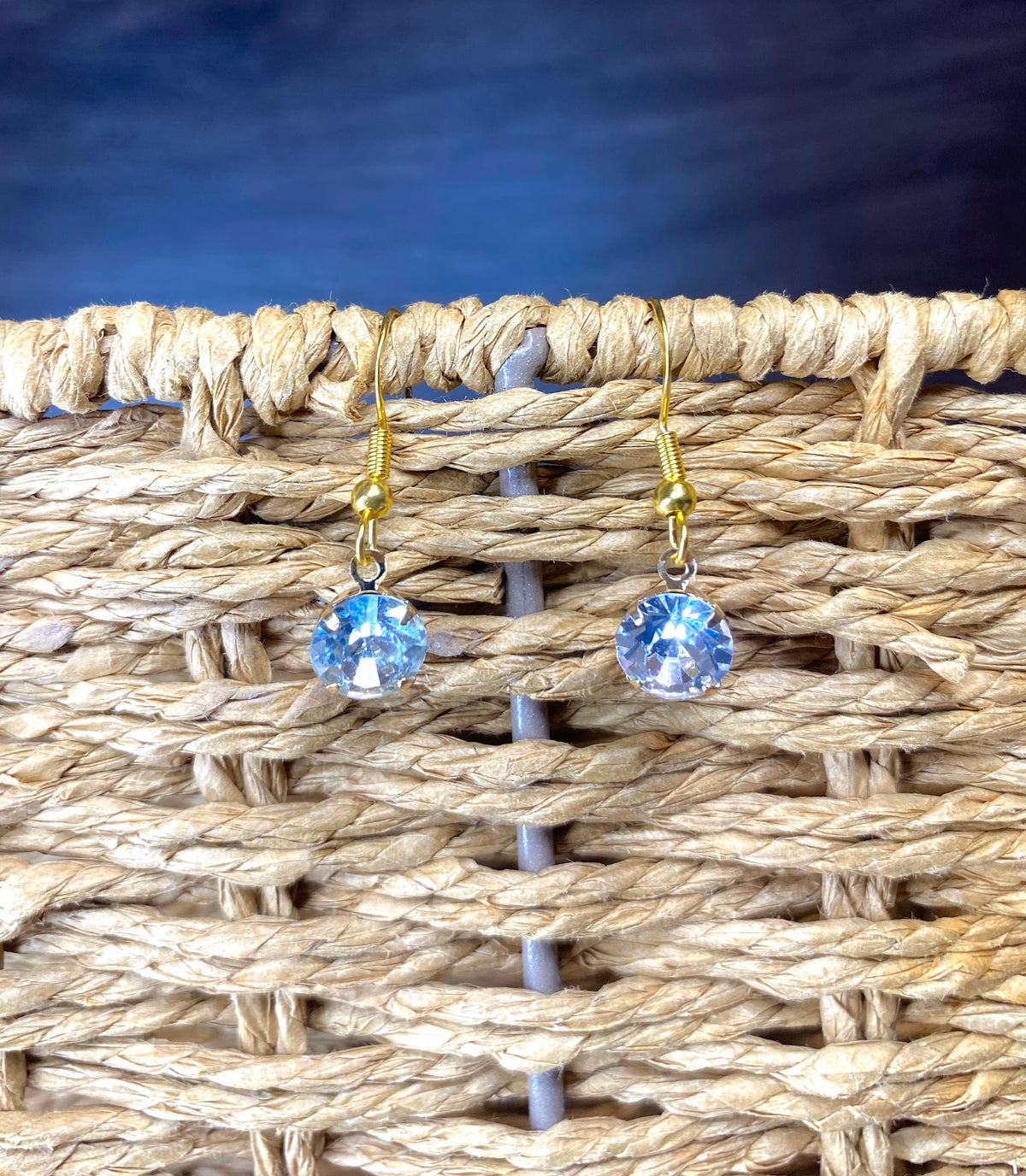 Single Rhinestone Earrings