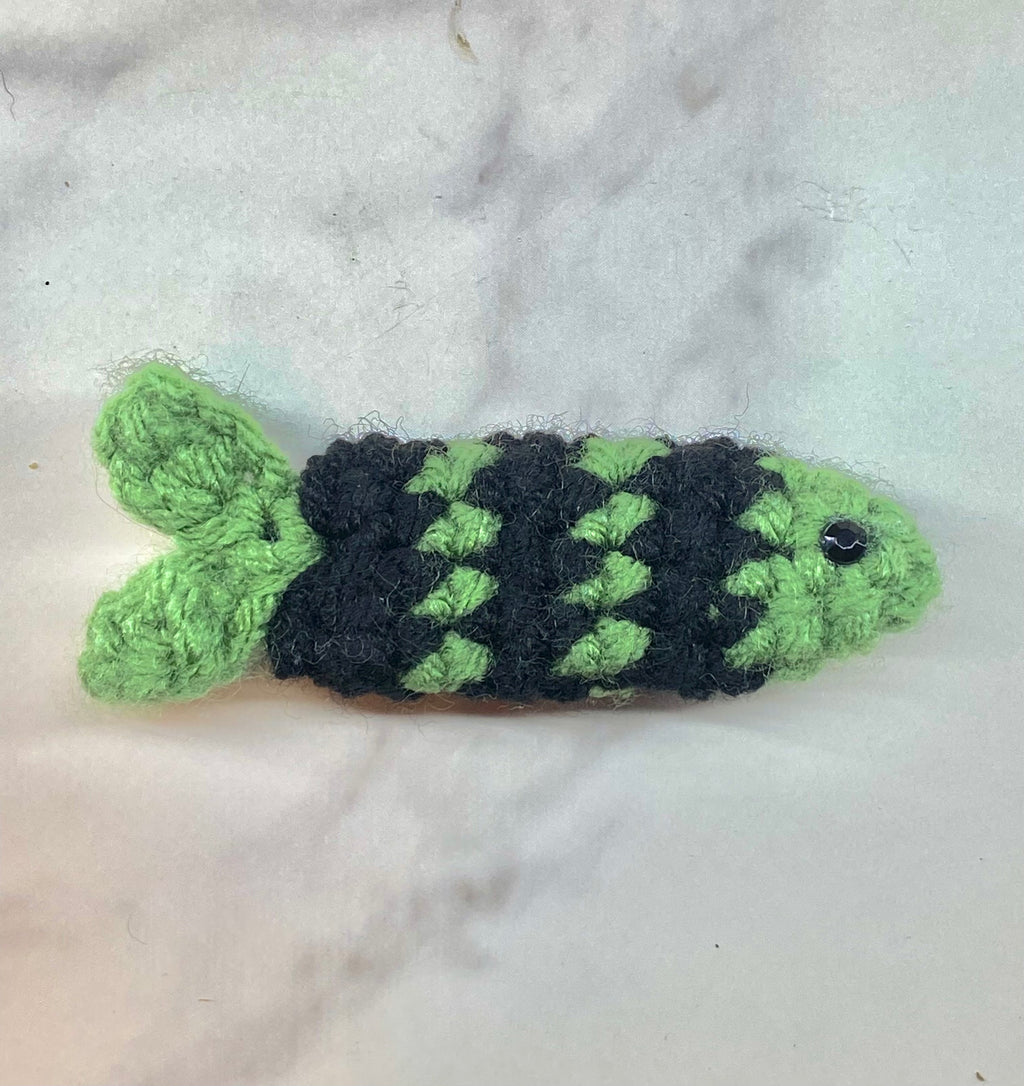Green & Black Fidget Fish