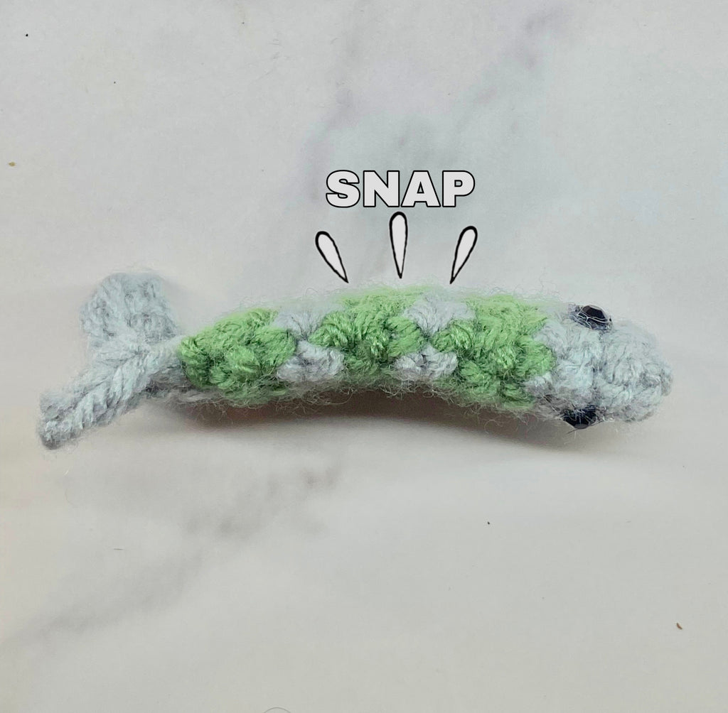 Green & Grey Fidget Fish
