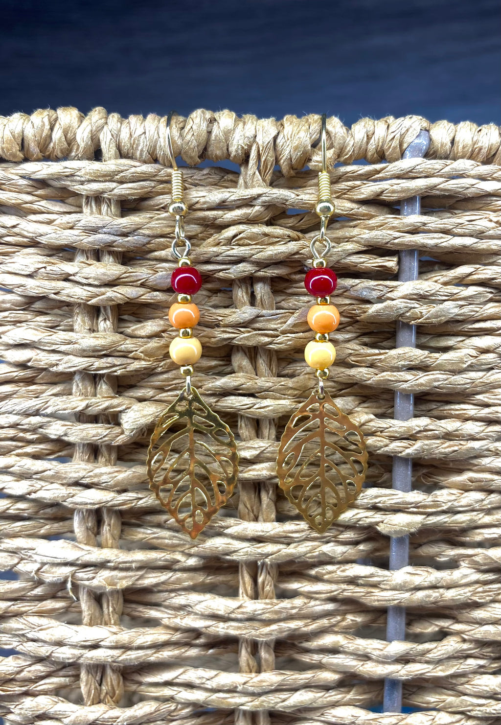 Gold Leaf Earrings