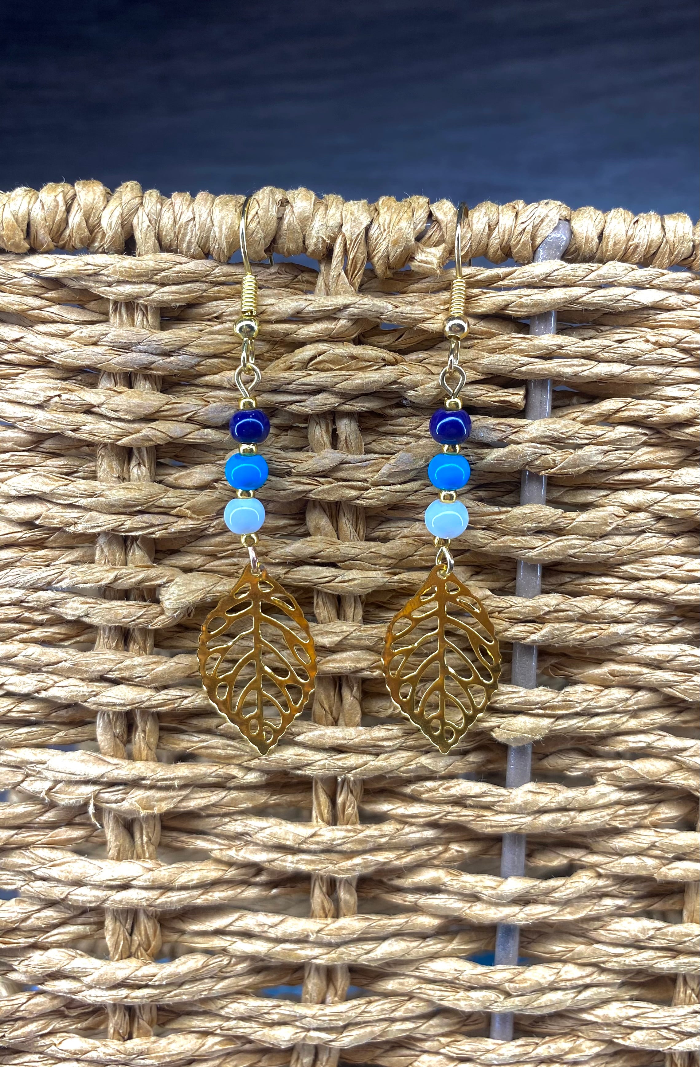 Gold Leaf Earrings