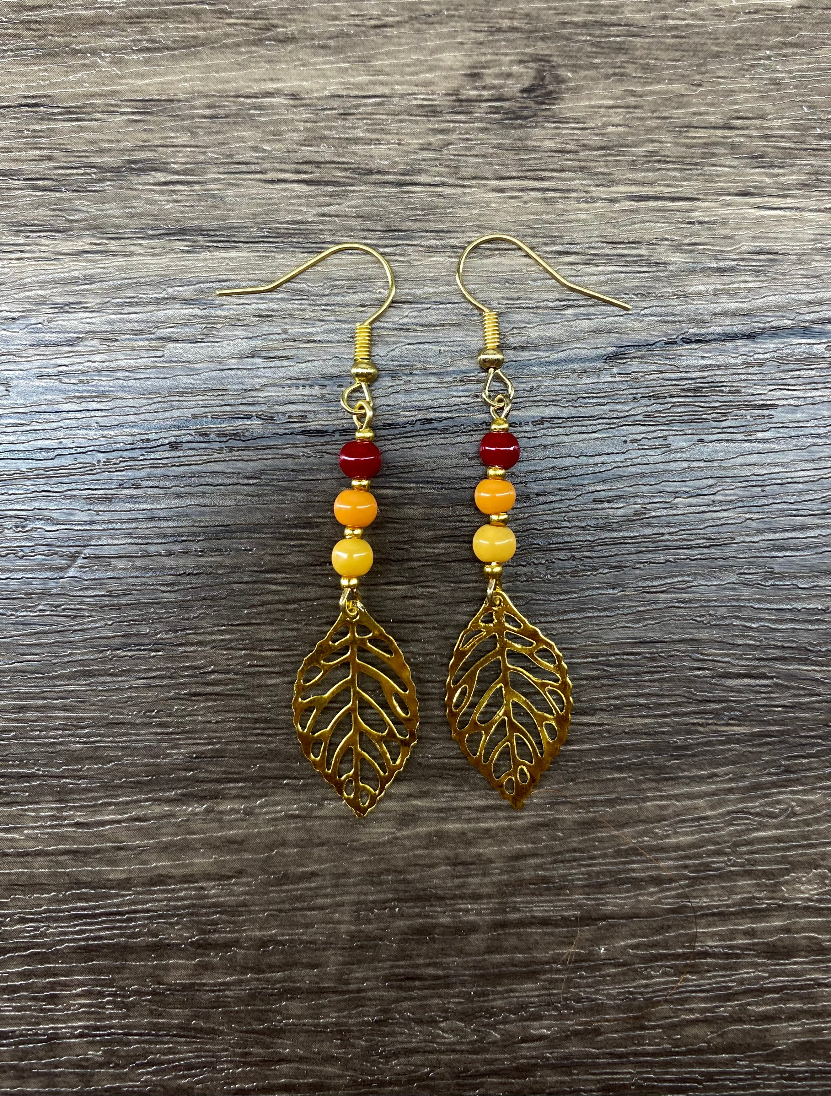 Gold Leaf Earrings