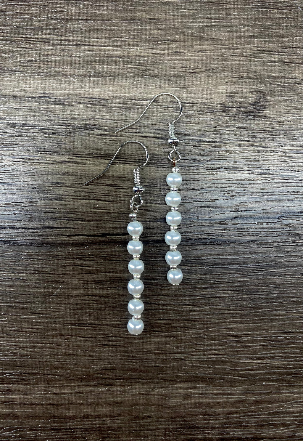 6 Small Pearl Earrings