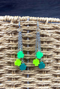 Shamrock Chain Link Earrings